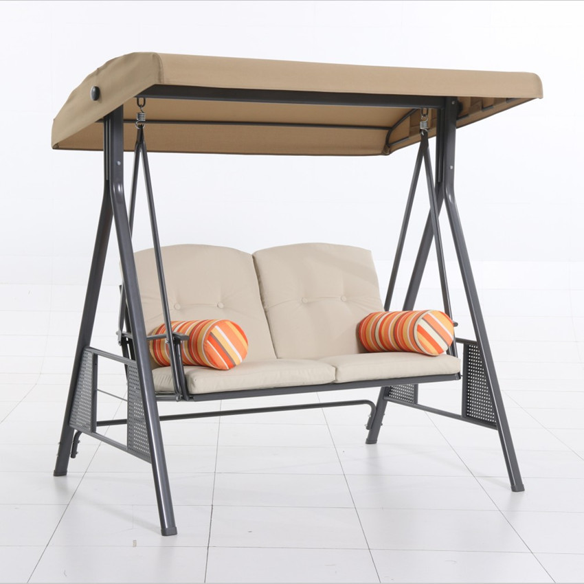 Free Shipping Outdoor Swing Rocking Chair Patio Balcony Leisure Hammock Villa Rocking Bed Panama Swing