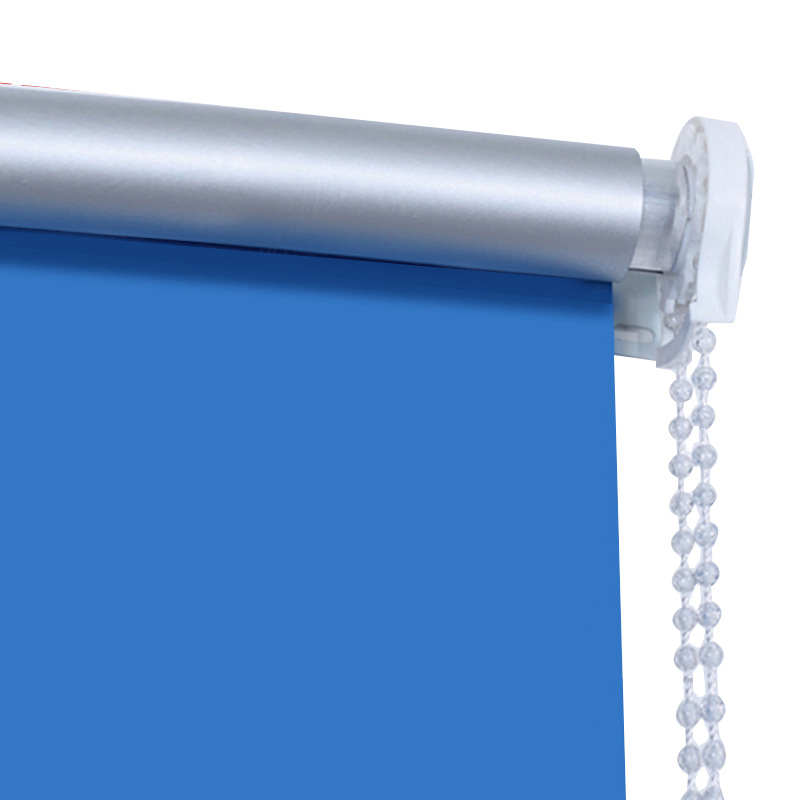 Factory direct electric roller shutter windproof flame retardant shading roller shutter lifting non-perforated curtain blinds sunshine fabric