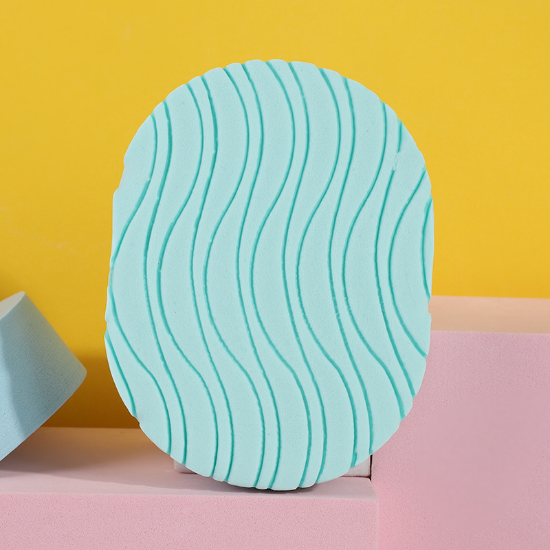 Enlarged and Thickeneded Facial Cleansing Puff Pca Material Clean and Soft Deep Exfoliating Facial Cleansing Puff Seaweed Facial Cleansing Puff