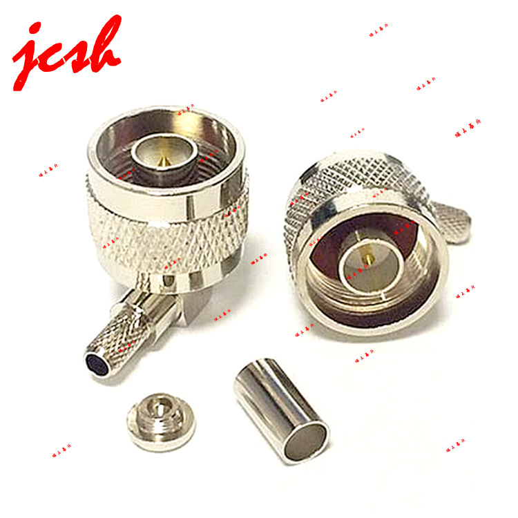 N-Jwc-50-3 Curved Male 90 Degree Rf Microwave Antenna Wiring Rg58/142/400/223/Lmr195