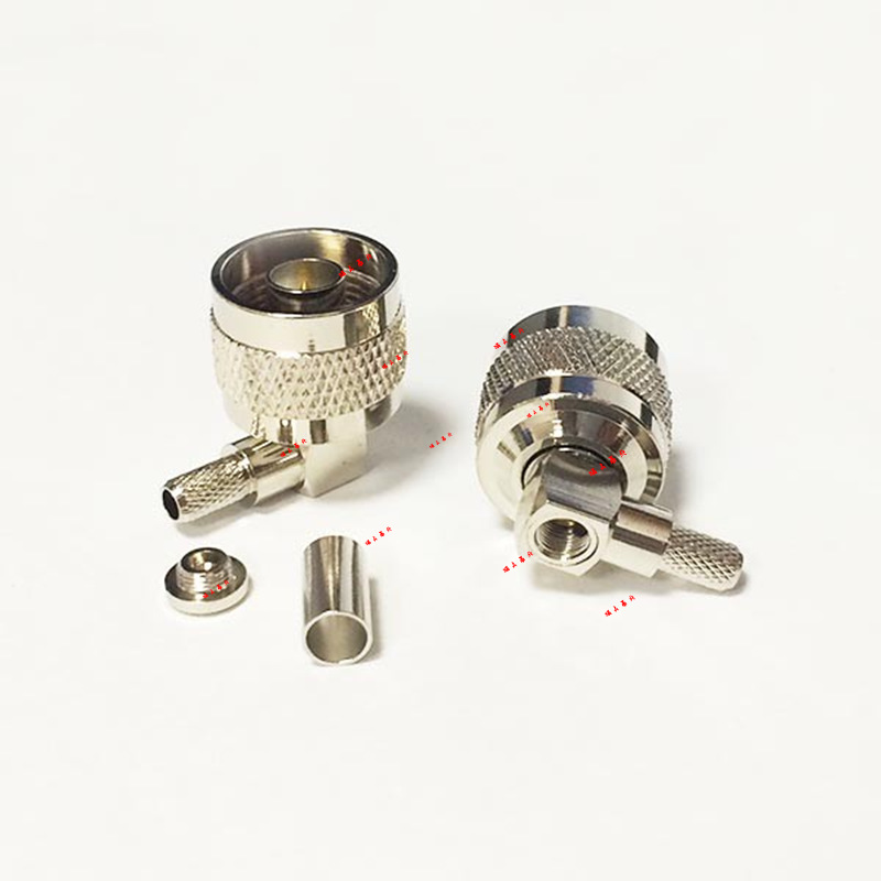 N-Jwc-50-3 Curved Male 90 Degree Rf Microwave Antenna Wiring Rg58/142/400/223/Lmr195