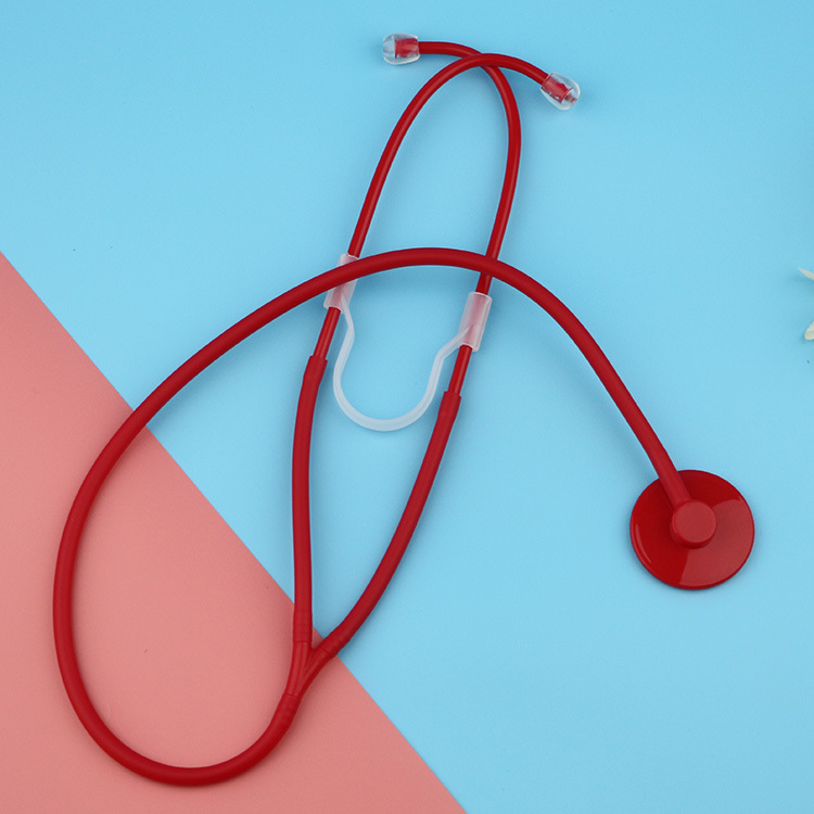 Toy stethoscope intelligence development simulation play house doctor nurse earpiece medical tool male and female baby
