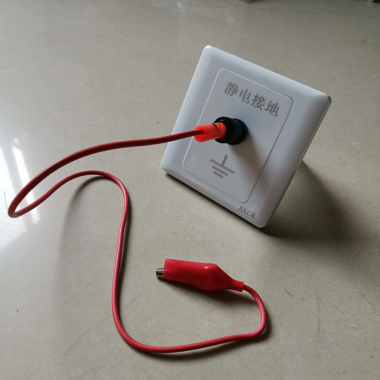 Double-Hole Wired Electrostatic Panel User Terminal Box High-Voltage Electrofusion Junction Box Type 86 Esd Hospital Wiring Equipment