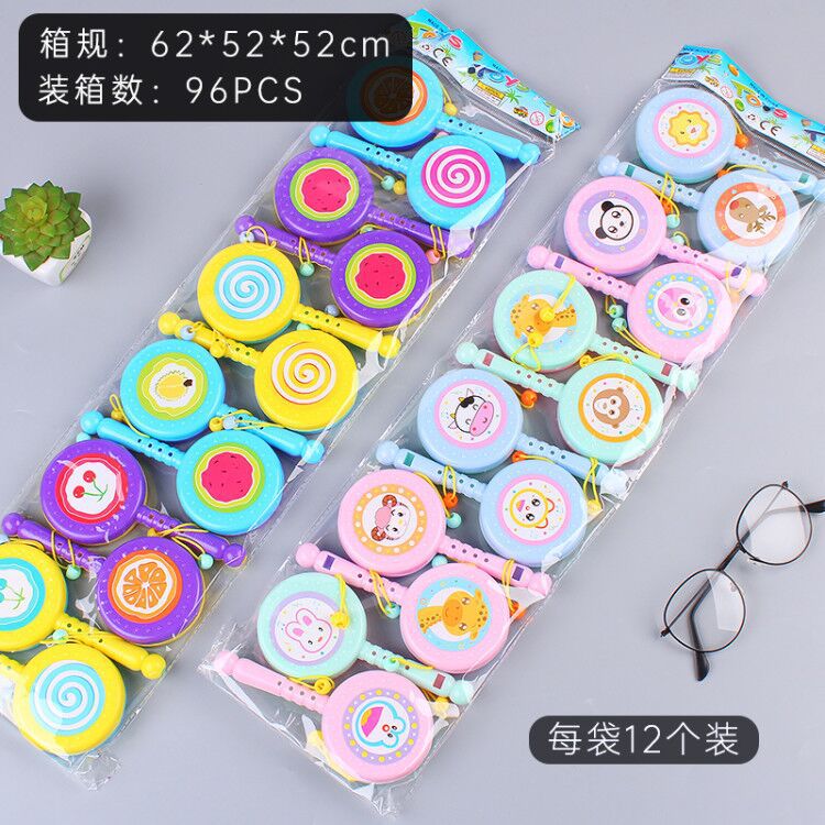 Baby toys cartoon rattle 0-3 years old kindergarten baby early education rattle rattle children's toys wholesale