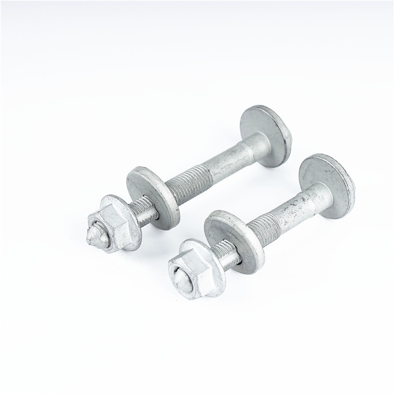 Car rear suspension rear axle adjustment eccentric bolt applicable model TOYOTA LAND blue white zinc bolt