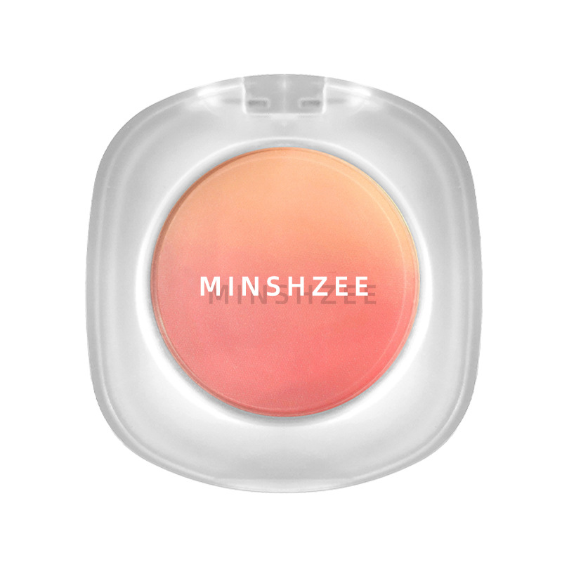 Minshzee Gradient Blush Easy-To-Apply Matte Pearlescent Rouge Palette Matte Long-Lasting
