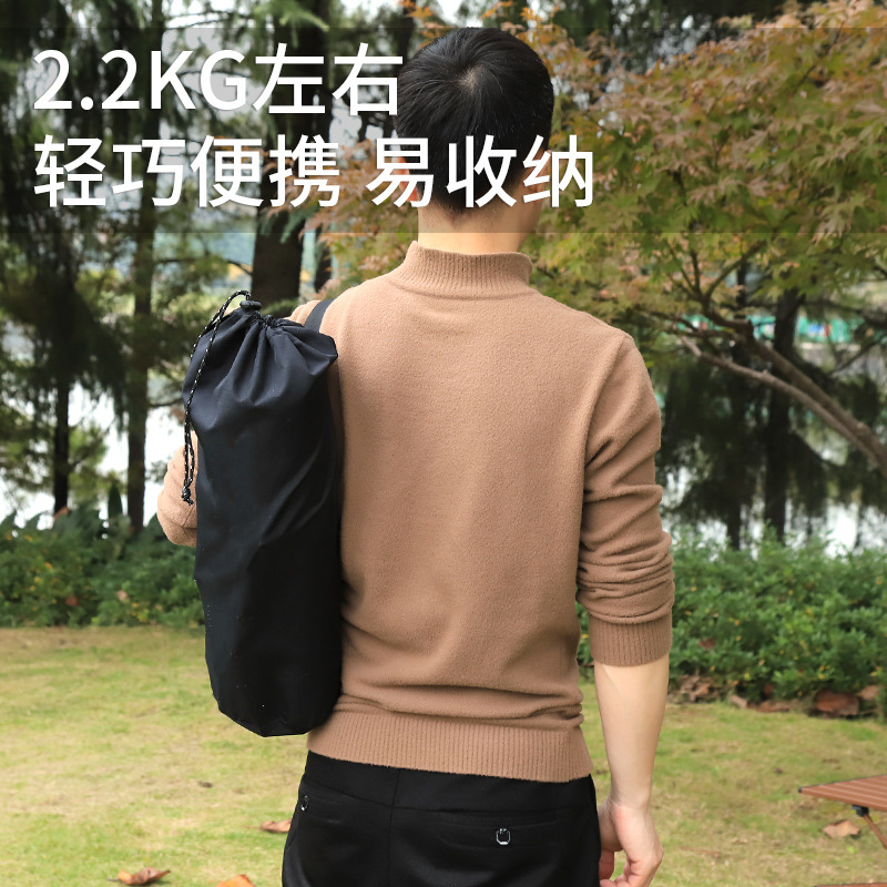 Outdoor Camp Bed Portable Outdoor Camping Simple Aluminum Alloy Single Lunch Break Folding Bed