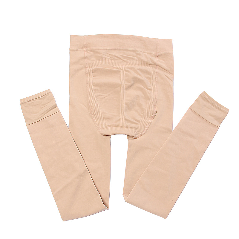 Far East Claw Hair and Fleece Warm Pants Autumn and Winter Thin Fleece Pantyhose Fleshy Extra Large Hip Foot Leggings 8505