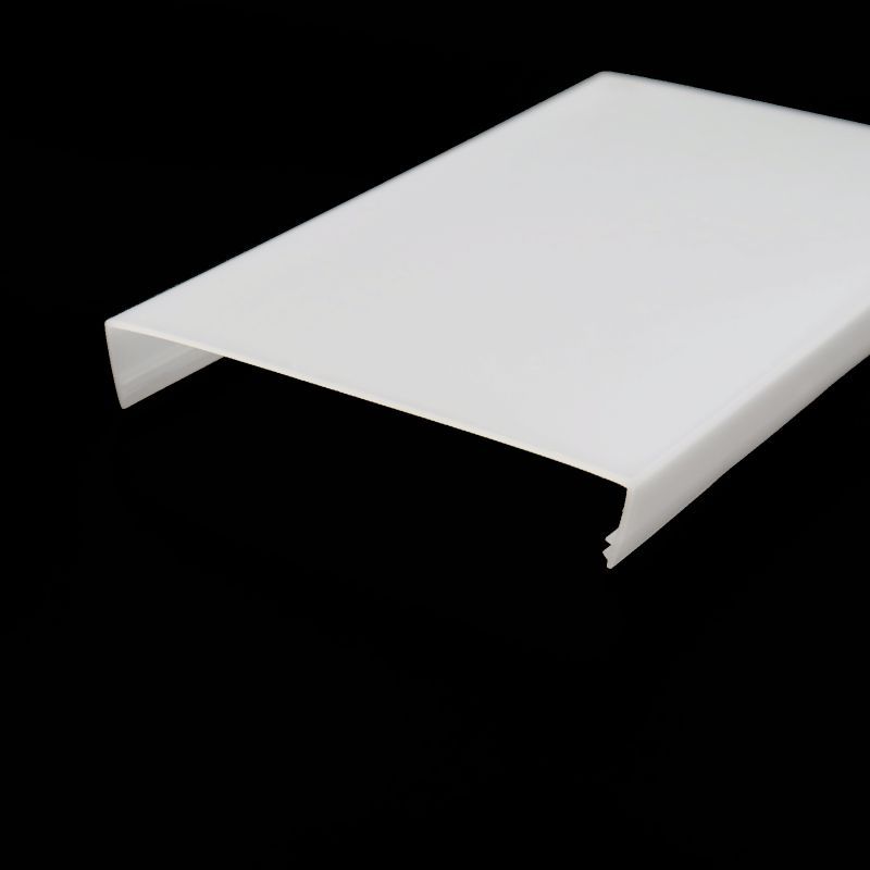 Dongguan Pc Lampshade Processing and Customization, High-Transparency Milky White Diffused Led Lampshade with Card Slot, Custom-Made Pc Special-Shaped Lampshade