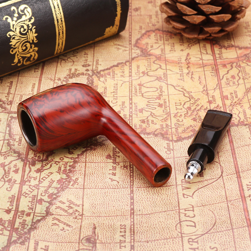 Source factory chicken leg resin pipe comes with inner pot detachable cleaning recycling filter bakelite pipe