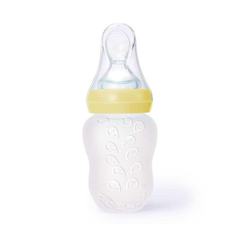 Baby Wide-Mouth Rice Cereal Bottle, Squeeze Rice Flour Soft-Head Silicone Rice Cereal Bottle, Infant Complementary Food Feeding Wholesale