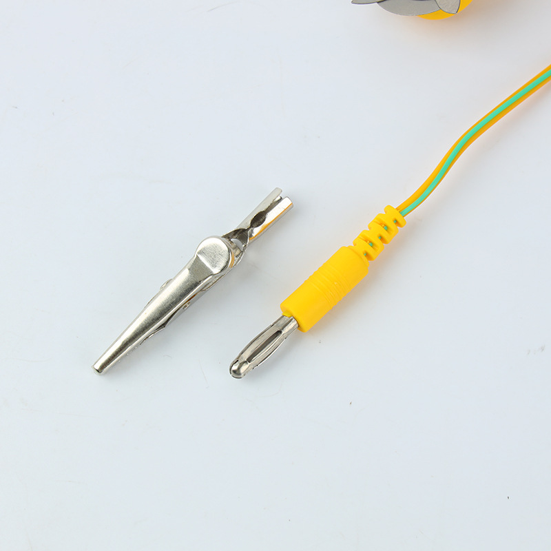 Workbench Anti-Static Table Mat Electrostatic Rubber Grounding Wire Shelf Grounding Wire Assembly Line Electrostatic Buckle Grounding