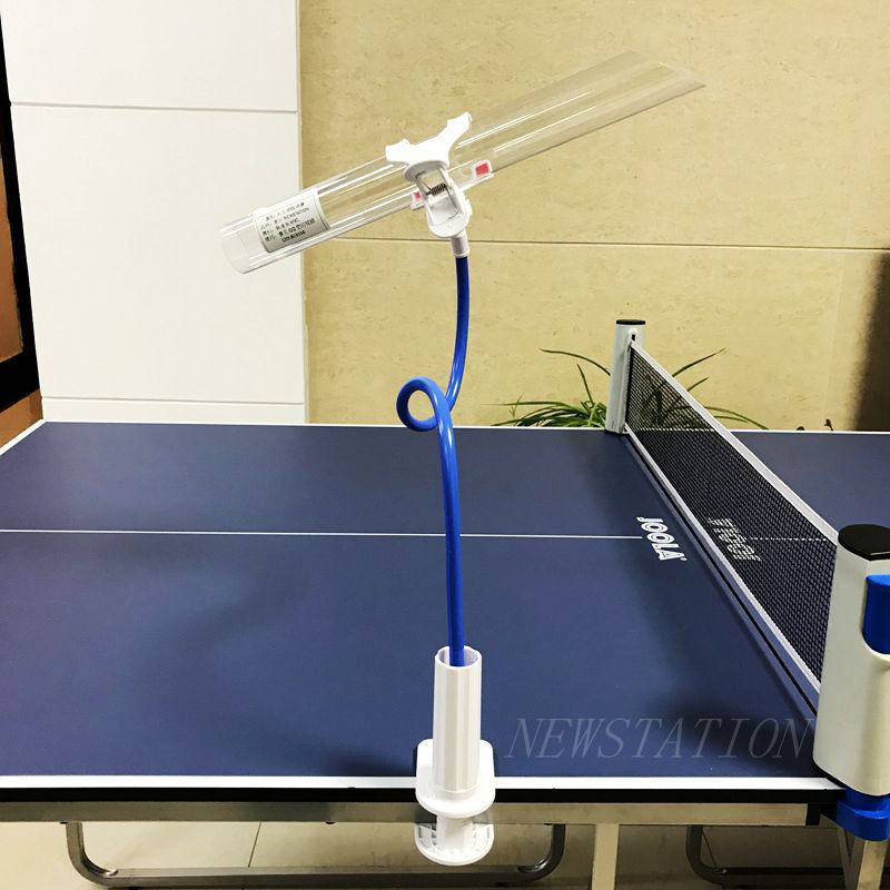 New station table tennis ball trainer serve machine technique shaping household trainer shooting version