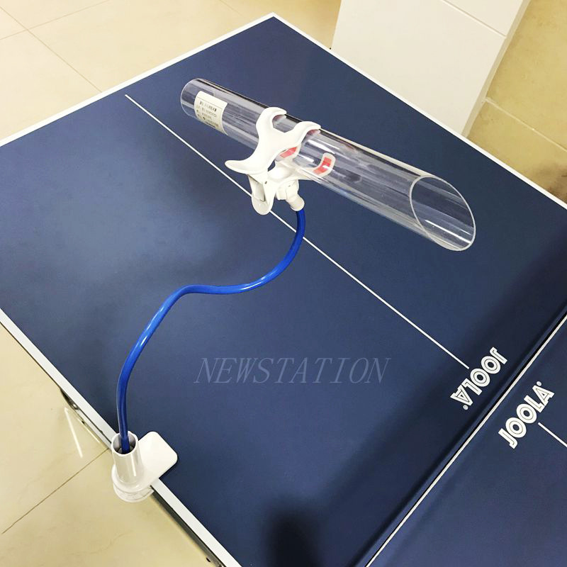 New station table tennis ball trainer serve machine technique shaping household trainer shooting version