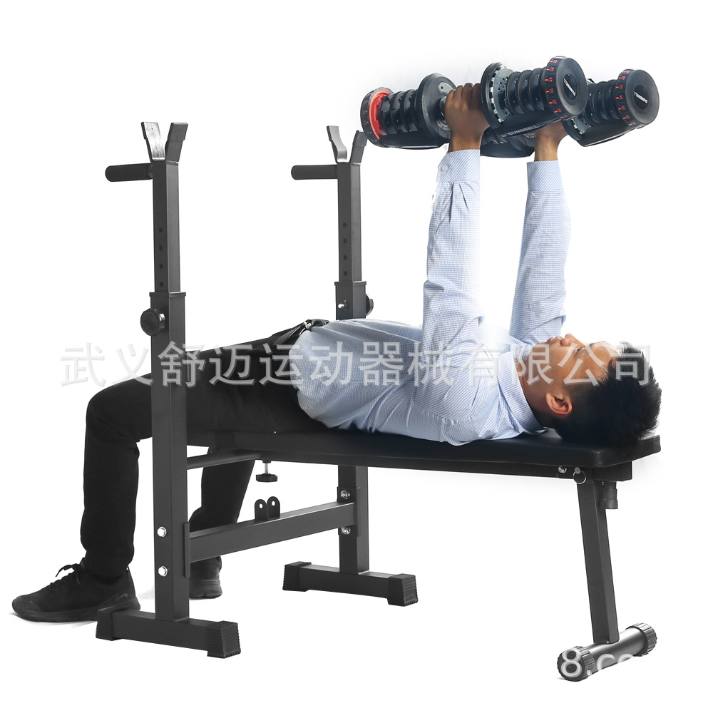 Factory supply weight bench bench bench bench bench barbell rack foldable barbell bracket fitness equipment wholesale
