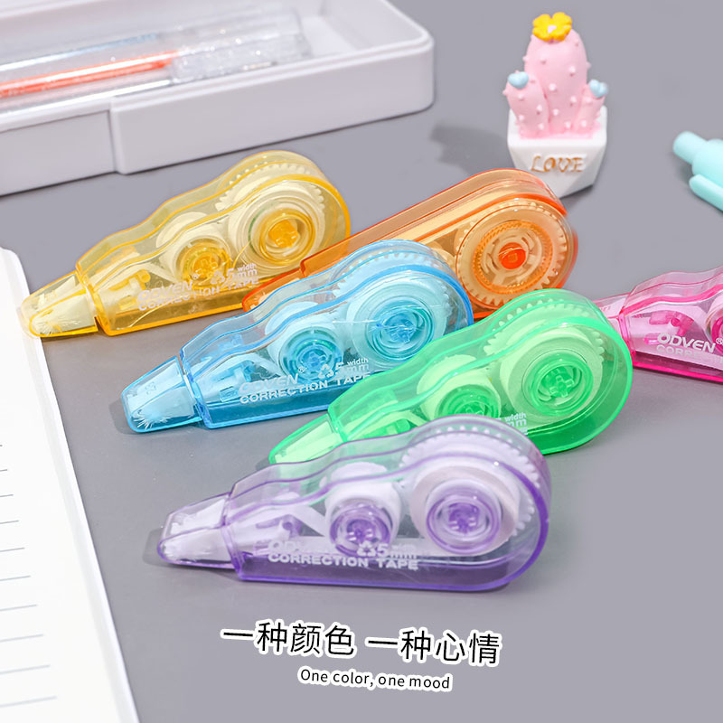 Correction tape 6 correction tape cute girl heart Korean style Internet celebrity stationery student portable mini correction tape suit