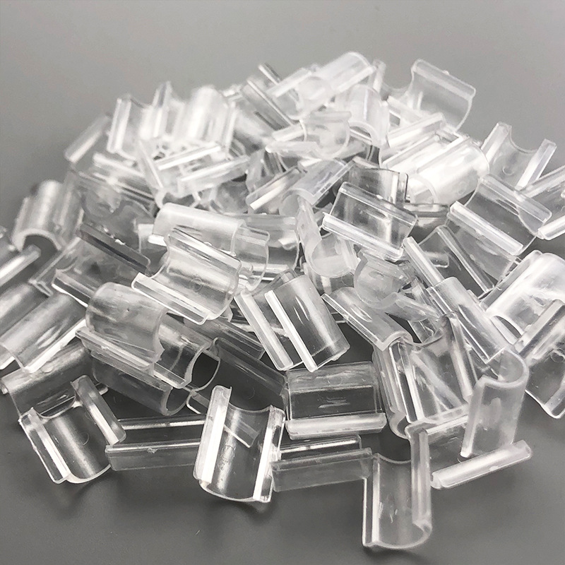 Hair Band Buckle Hair Rope U-Shaped Buckle C-Shaped Buckle Rubber Band Black Transparent DIY Hair Rope Accessories Sticky Rubber Band Buckle Jewelry Hair Accessories