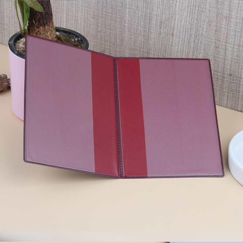 Factory Direct supply two-page household registration book new household registration book household registration book protective leather case Wholesale