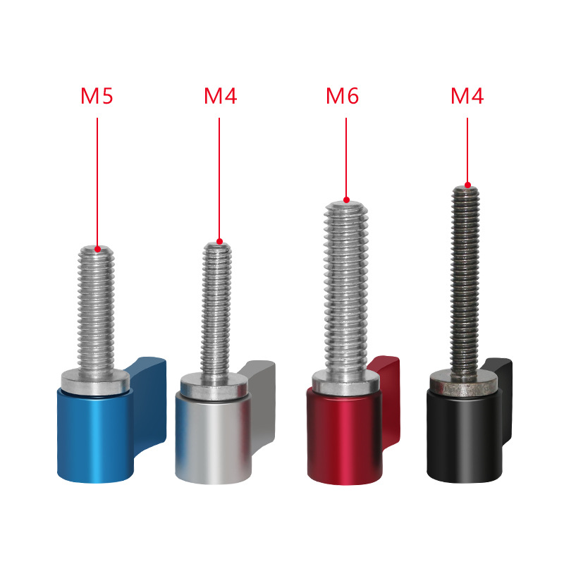 Adjustable Hand-Twist Screw Locking Knob 7-Shaped Handle M4M5M6 Photography and Film Accessories Xinwenxuan Camera