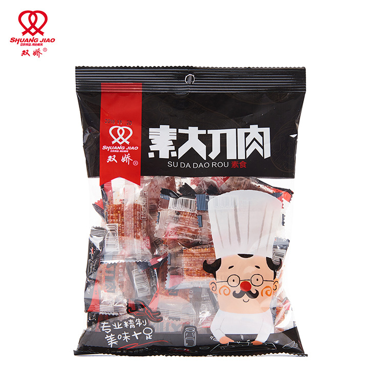 Big Knife Meat Individually Packaged Small Food Gluten Vegetarian Meat Spicy Strips Childhood Spicy Snacks Gift Pack Factory Wholesale