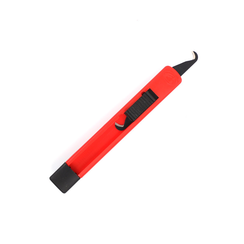 Telescopic knife handle knotting knife banana handle hook blade textile factory tool spinning small hook knife steel knife wire stripper