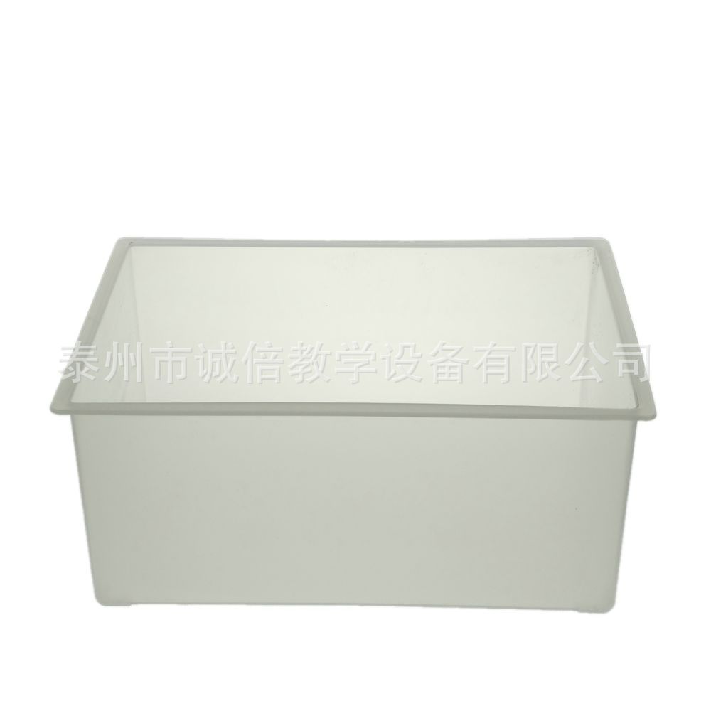 Plastic Sink Plastic Square Sink Transparent Square Sink Transparent Sink 27*20*10cm Chemistry Experiment Equipment