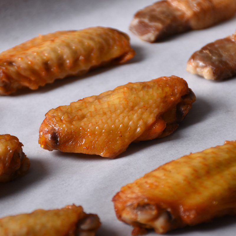 Round barbecue paper silicone oil paper baking oven oil paper non-stick paper baking tray mat paper thickened high temperature resistant barbecue paper