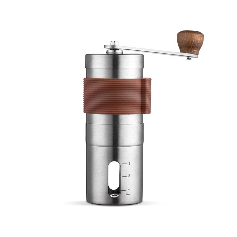 Upgraded new portable hand coffee machine 304 stainless steel grinder manual grinder cross-border supply