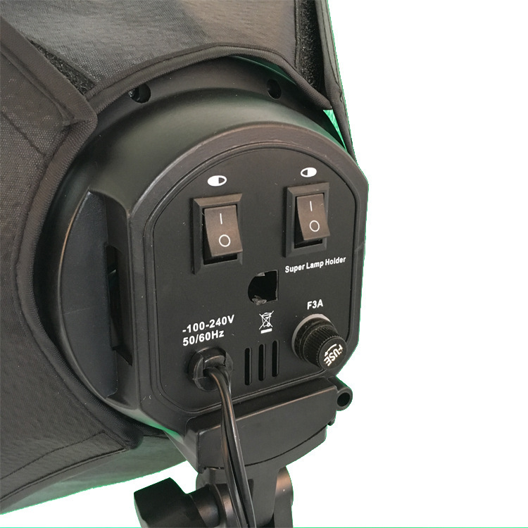 Photography equipment suit light box ceramic four-lamp holder four-piece lamp studio photography lamp four-lamp holder Softbox