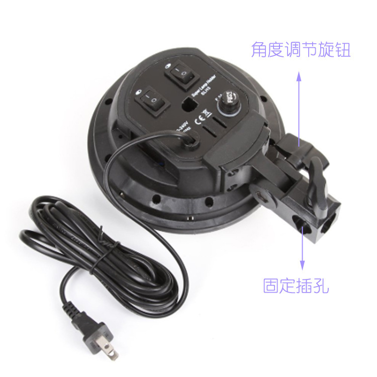 Photography equipment suit light box ceramic four-lamp holder four-piece lamp studio photography lamp four-lamp holder Softbox