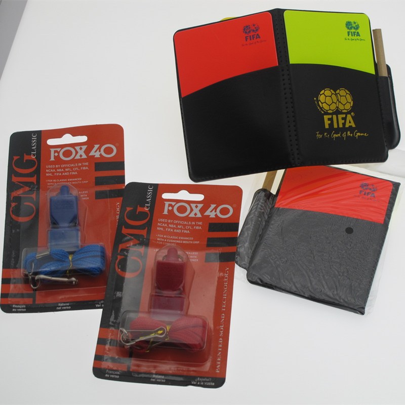 Горячая распродажа бумаги и ручки для футбольного матча красная и желтая карточка судьи специальная карточка глянцевый жесткий ПВХ судейская красная и желтая карточка