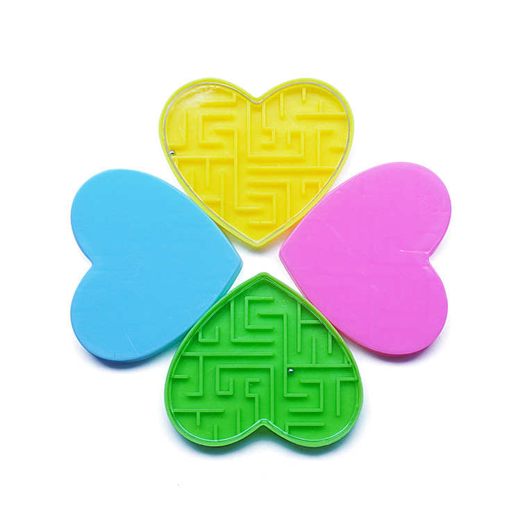 Promotional Gifts Small Toys Valentine's Day Gifts Heart-Shaped Maze Cross-Border E-Commerce Small Toys Restaurant Small Gifts