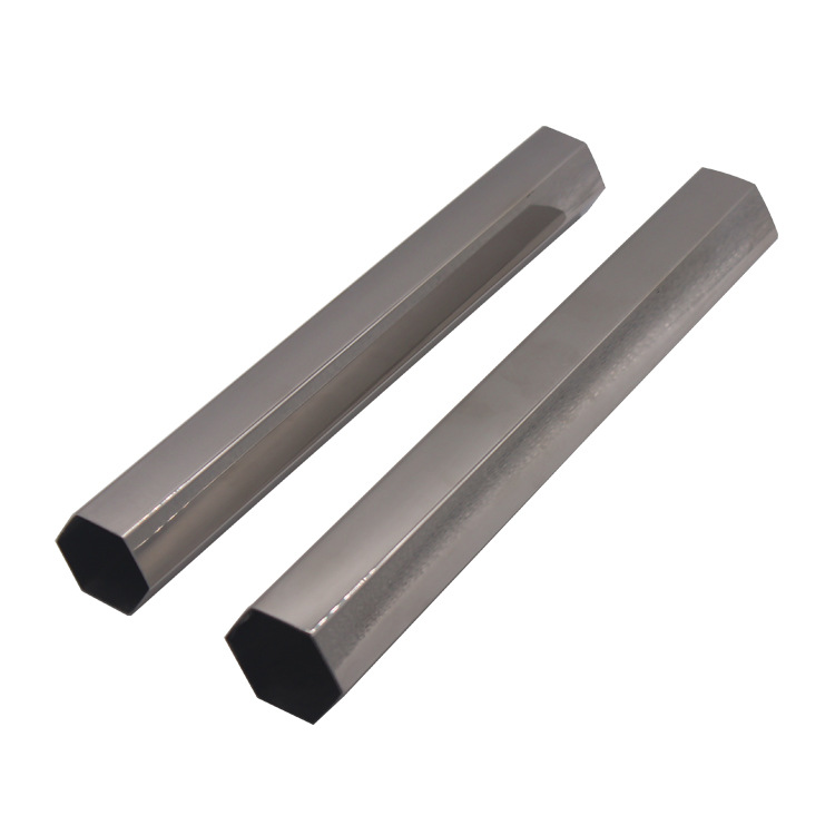 Spot 201 material stainless steel hexagonal tube 40x 6x 0.6 stainless steel special-shaped tube various non-standard tubes