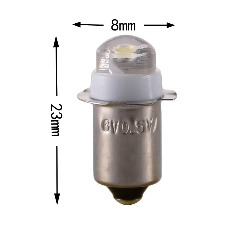 P13.5S LED Bulb 3-18V FlaShlighT Bulb T8 LED Bicycle LighT Bulb LED Tool LighT Bulb