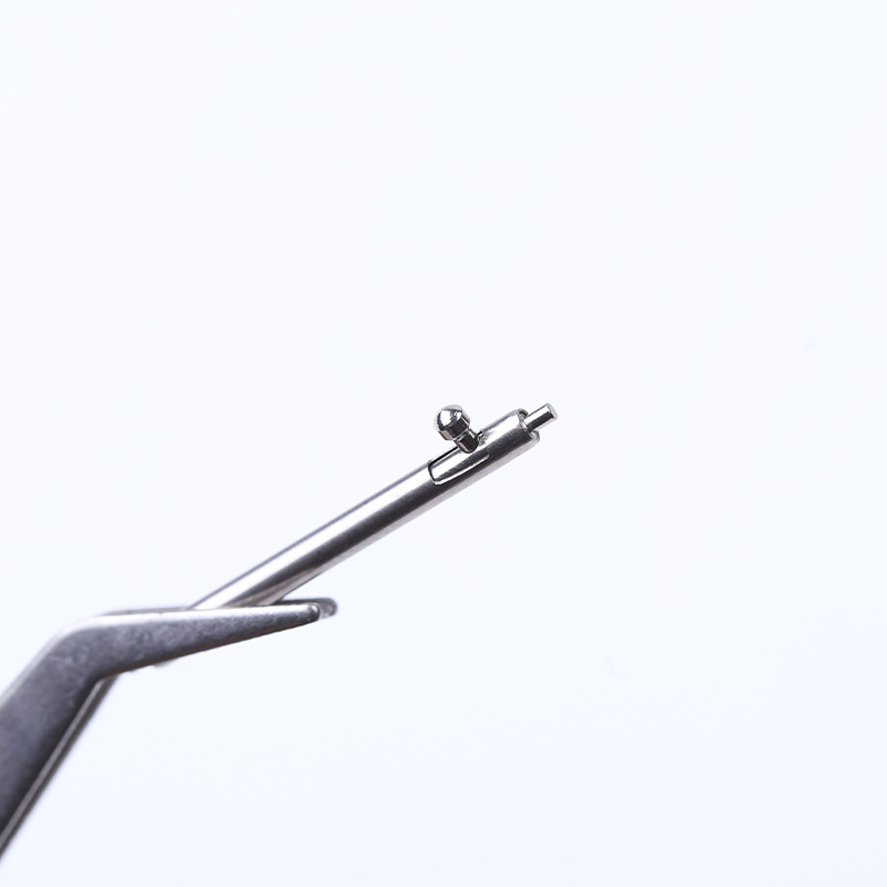 Factory wholesale stainless steel quick-release raw ear silicone smart strap quick-release raw ear all-steel environmental protection switch raw ear