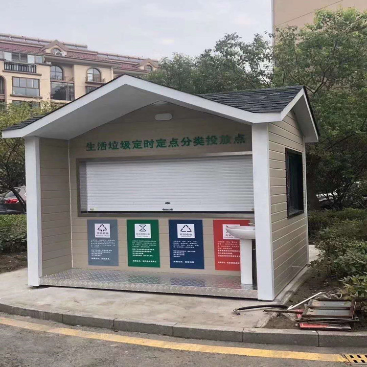 Павильон для сортировки мусора умная урна новый нержавеющий сборный павильон для сортировки мусора в жилом комплексе