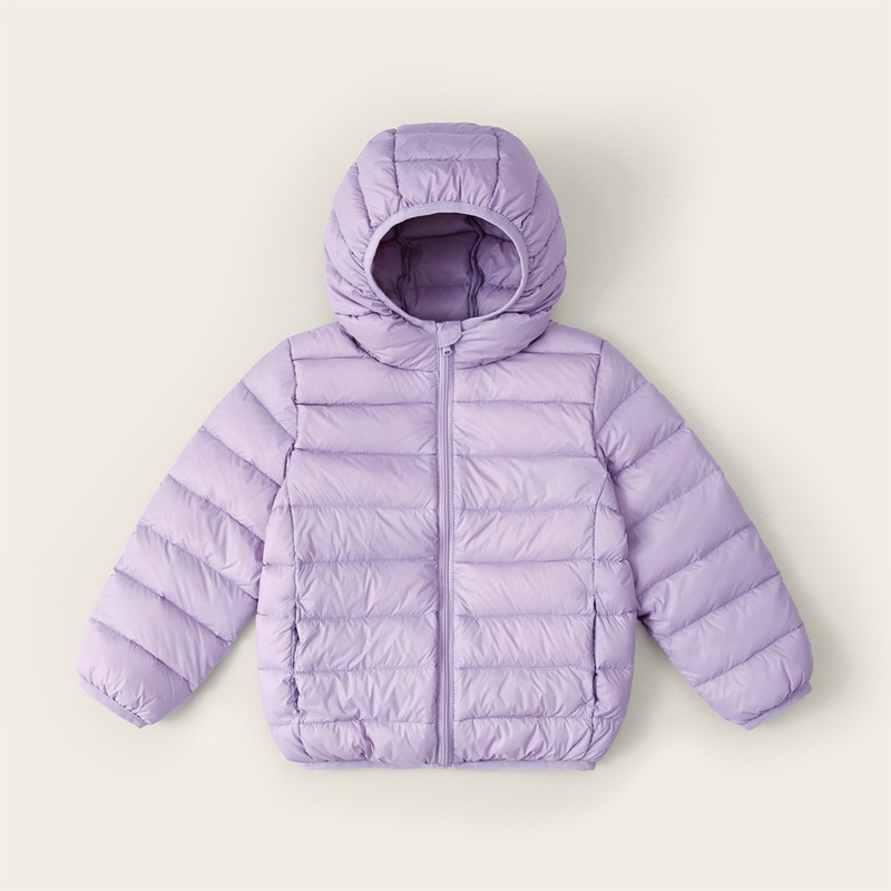 Winter men's and women's children's clothing children's light down jacket children's hooded children's thick warm coat wholesale