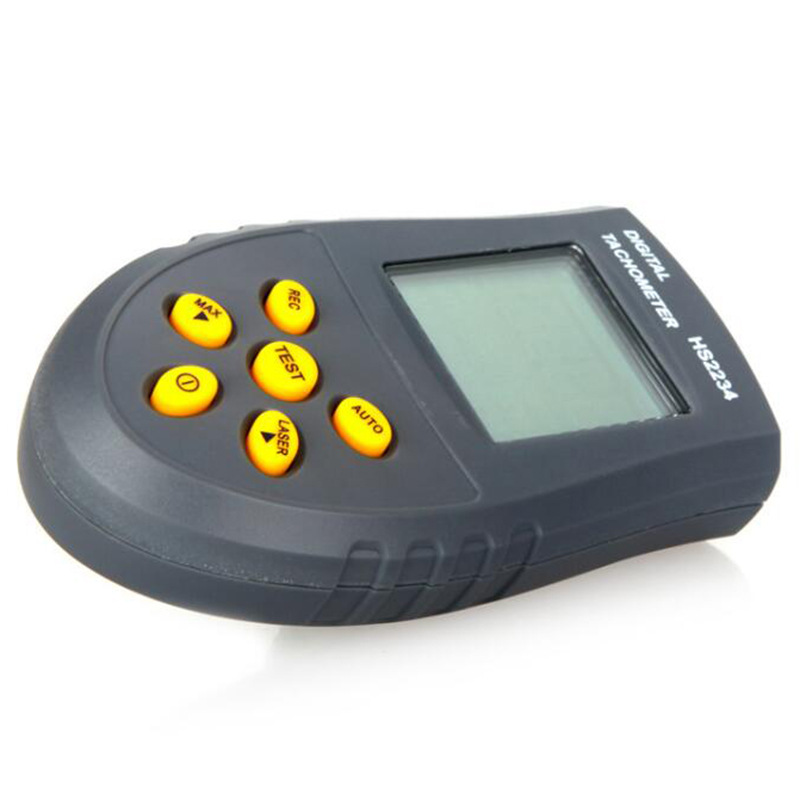 Non-contact laser tachometer digital display motor tachometer photoelectric tachometer HS2234