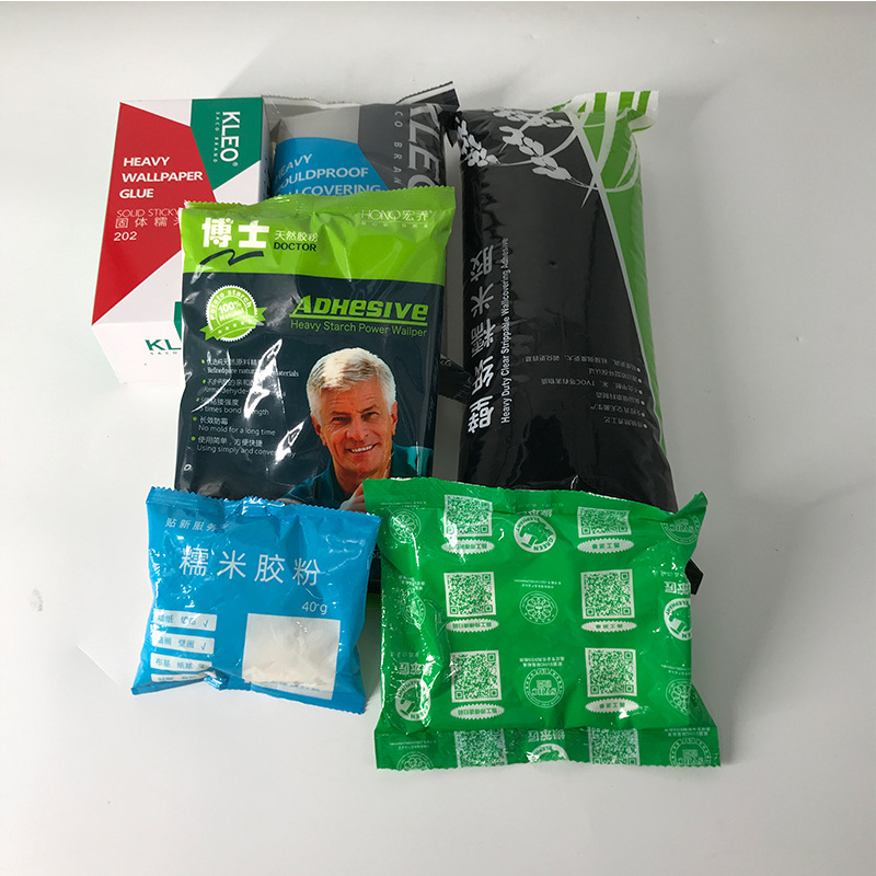 Wallpaper glue powder Hongqiao solid glutinous rice glue glue wallpaper glue portable box can be pasted 20 square meters