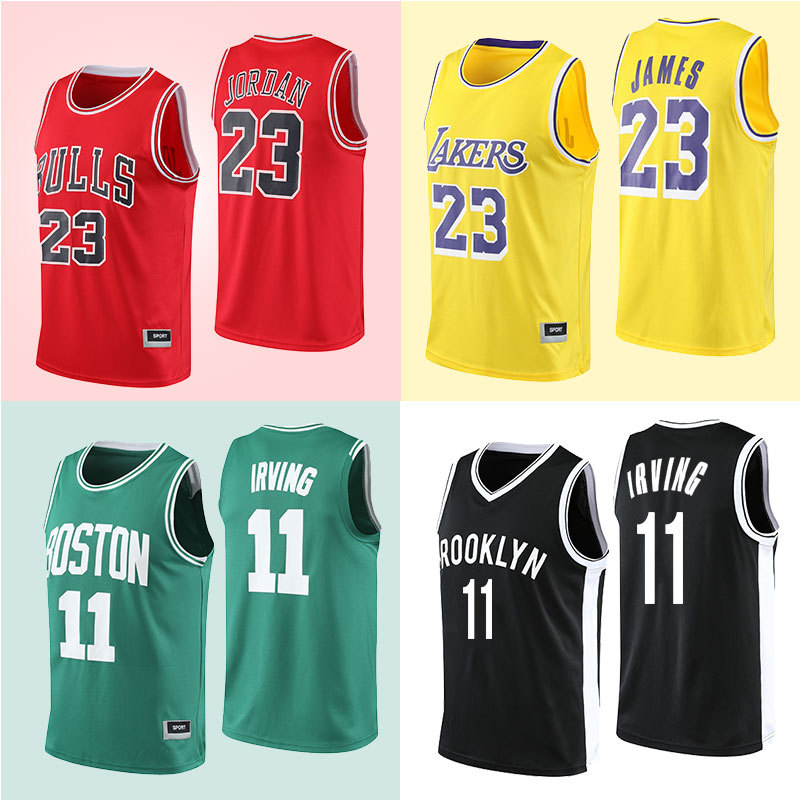 Мужская и женская баскетбольная одежда безрукавка свободного кроя стиль bf уличный тренд хип-хоп джерси Ирвинг №11