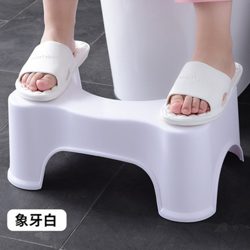 Toilet stool thickened squatting stool squatting pit toilet artifact auxiliary children foot plastic stool home wholesale