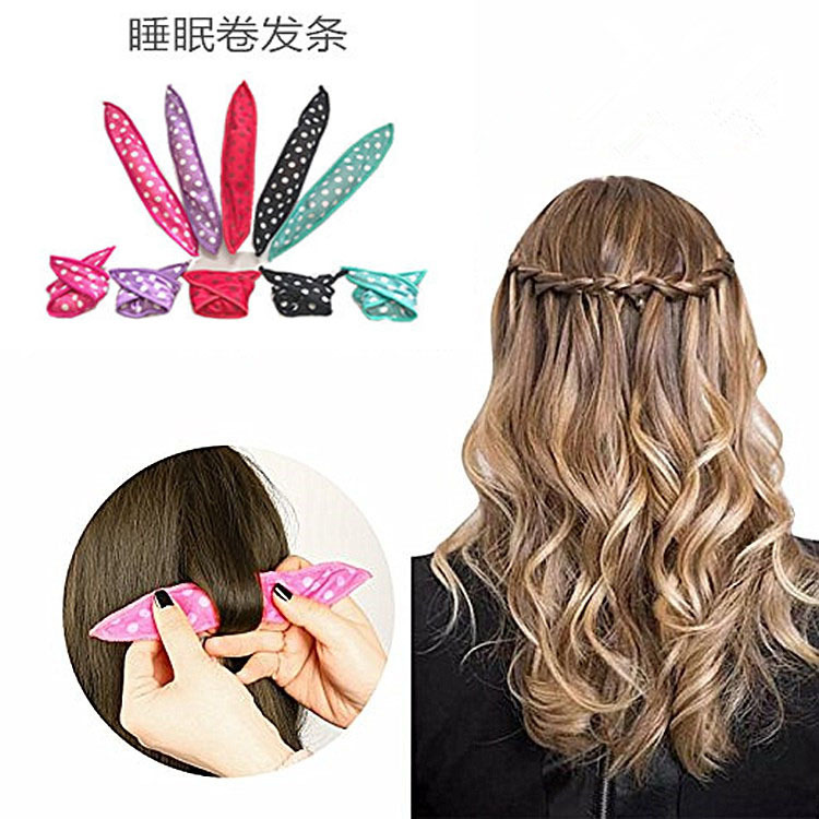 Новая волна точечные завивки для волос цветок завивки для волос губка завивки для волос бантик для сна Amazon взрывы