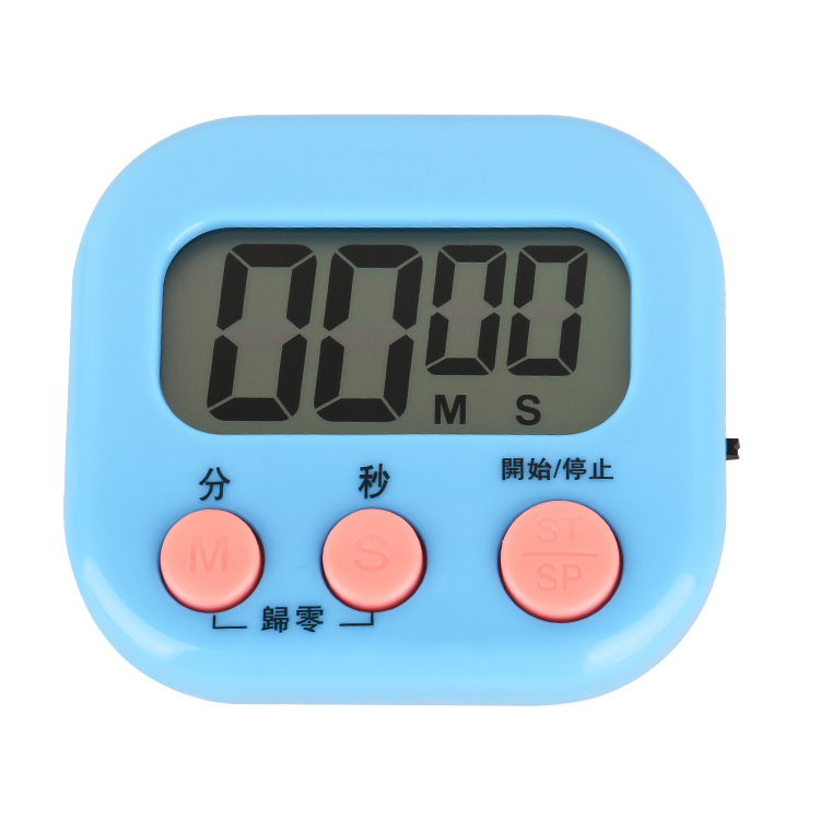 Creative large screen timer manufacturers student stopwatch multifunctional kitchen countdown baking electronic timer