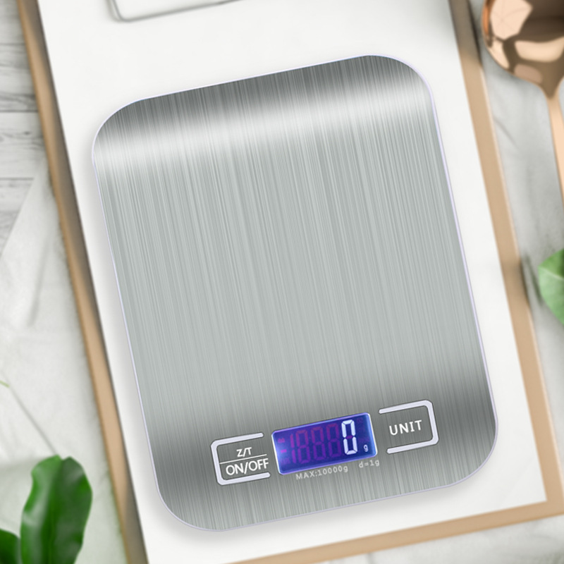 High precision kitchen scale electronic scale small gram scale food weighing coffee stainless steel electronic scale gram weight weighing machine