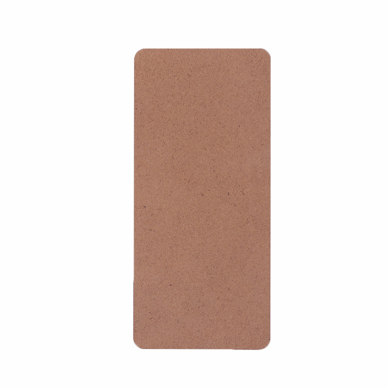 Decorative Painting Back Panel Density Board Processing Single-Sided Black Punched 8mm Fiber Board Customized in Any Size and Complete Thickness