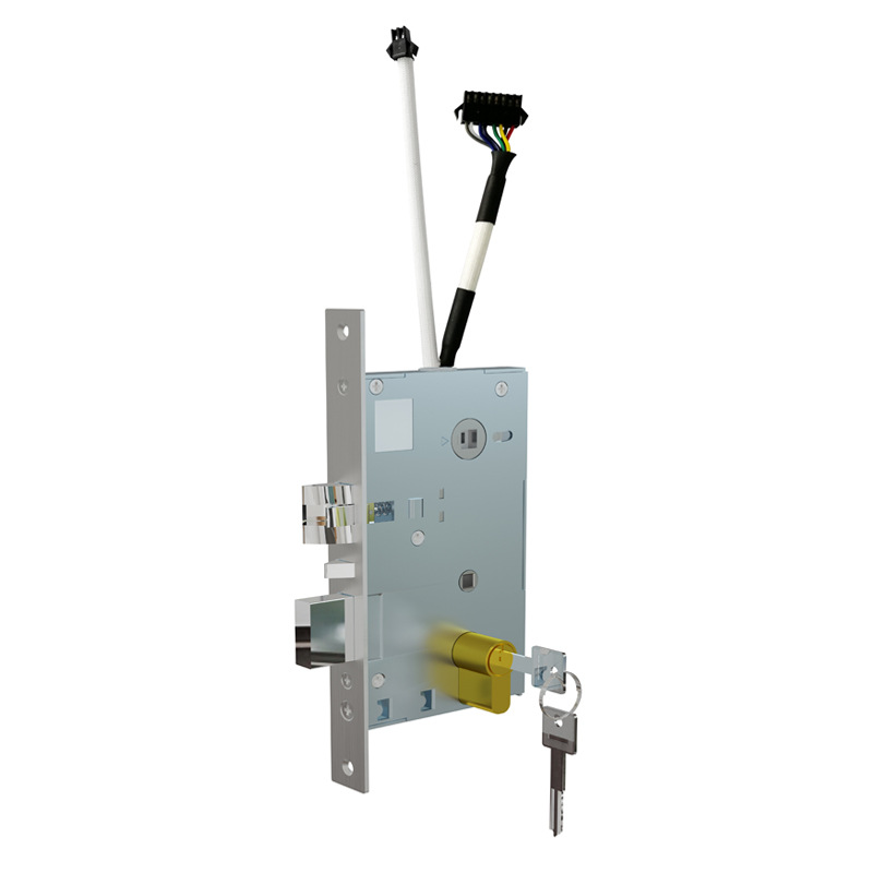 Rixiang Stainless Steel Hotel Door Lock Hotel Card Lock IC Card Lock Apartment Smart Electronic Sensor Lock Wooden Door