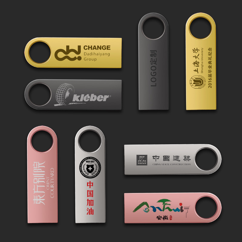 USB Flash Drive 64g Wholesale 32g Engraved Logo Exhibition Gifts Bidding Metal Car USB Flash Drive Custom 16g High-Speed USB Flash Drive