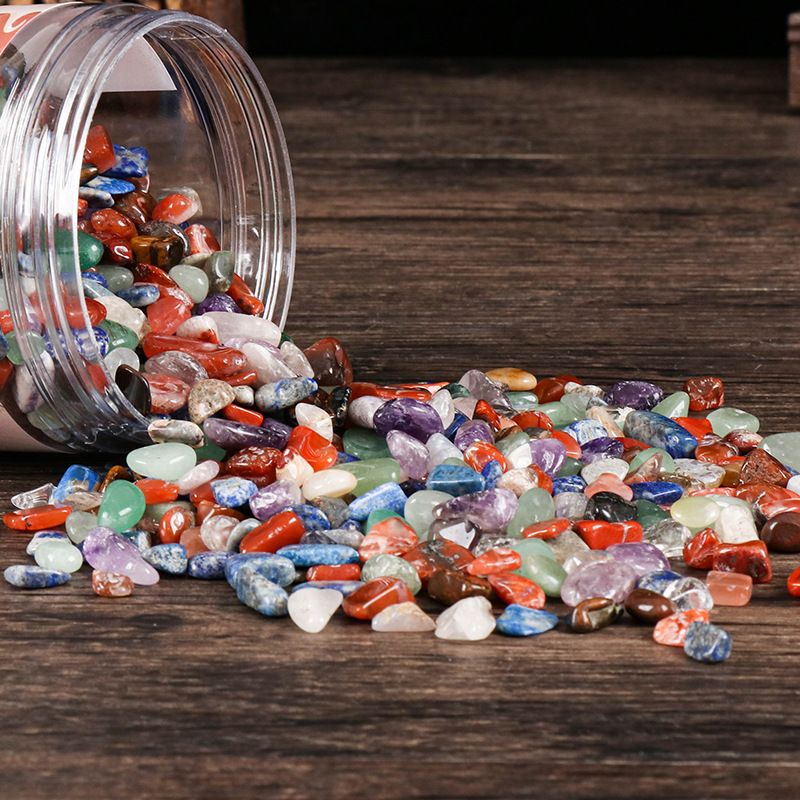 Xizang 1 Xizang Seven Natural Treasures Pan Jin Tantra Mixed Colored Stone Pack Seven Treasures Gems Colorful for Manza Bulk