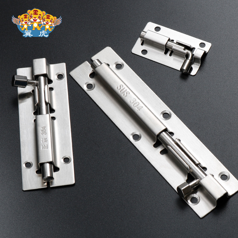 MEDIUM SQUARE small square Bolt stainless steel bolt door bolt anti-theft door bolt can match color 304 Bolt