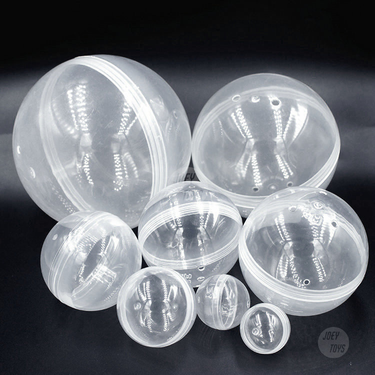 28-160mm plastic transparent egg ball empty shell can be filled with Doll building blocks children's toy Princess egg shell